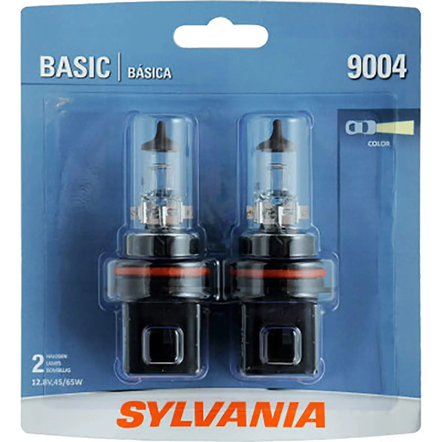 SYLVANIA - 9004 Basic - Halogen Bulb for Headlight and Daytime Running Lights DRL (Contains 2 Bulbs)