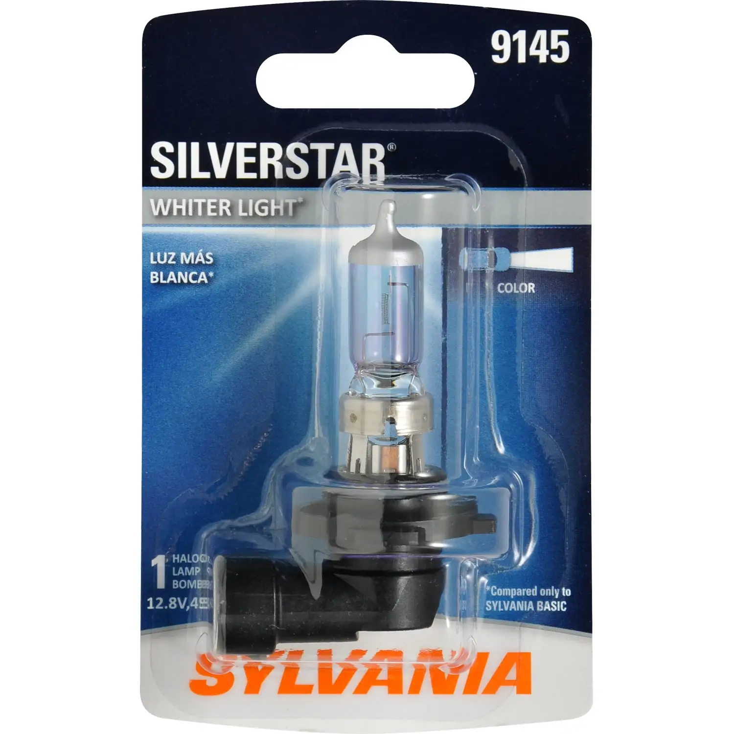 SYLVANIA 9145 SilverStar Halogen Fog Bulb. Pack of 1