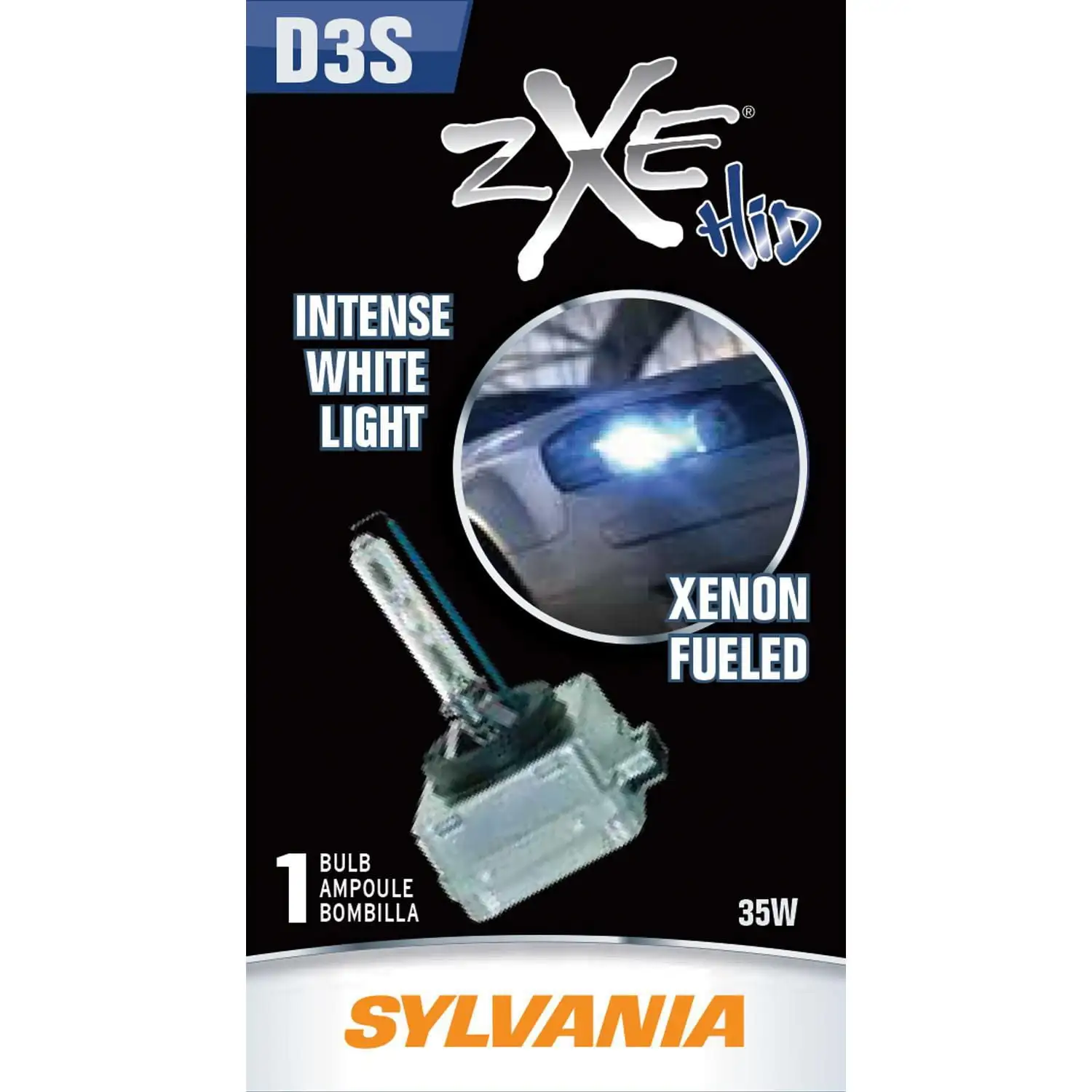 SYLVANIA D3SSZ.BX SilverStar zXe Multi Purpose Halogen Bulb