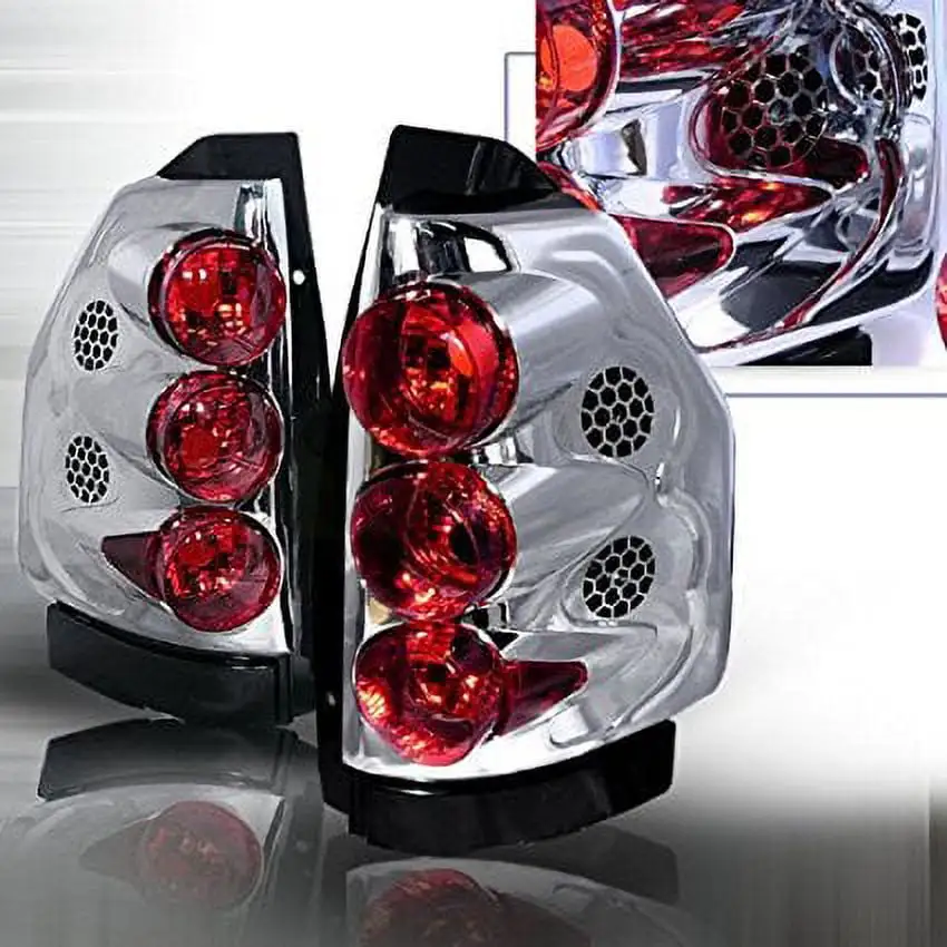 AKKON - [Dual C-Light Bar] Fits 2018 2019 Ford F-150 F150 Pickup LED Red Clear Tail Light Brake Lamp Left+Right Pair 18 19