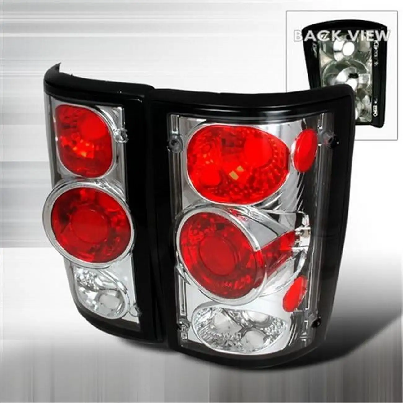 Spec-D Tuning Chevrolet C-10 1988 1989 1990 1991 1992 1993 1994 1995 1996 1997 1998 LED Tail Lights - Red