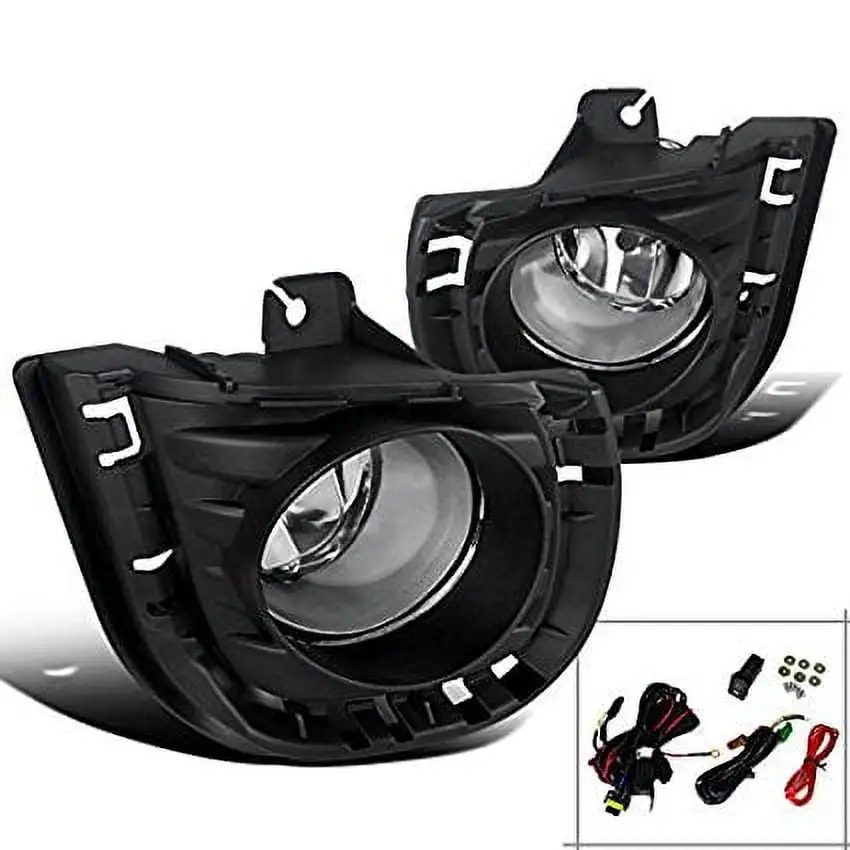 Spec-D Tuning LF-TC14COEM-WJ Scion tC Coupe Chrome Clear Driving Fog Lights+H11 Bulbs+Switch