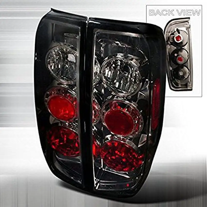 Spec-D Tuning LT-SIV07RLED-RS Chevy Silverado 1500 2500 3500 Truck Red Clear LED Tail Lights