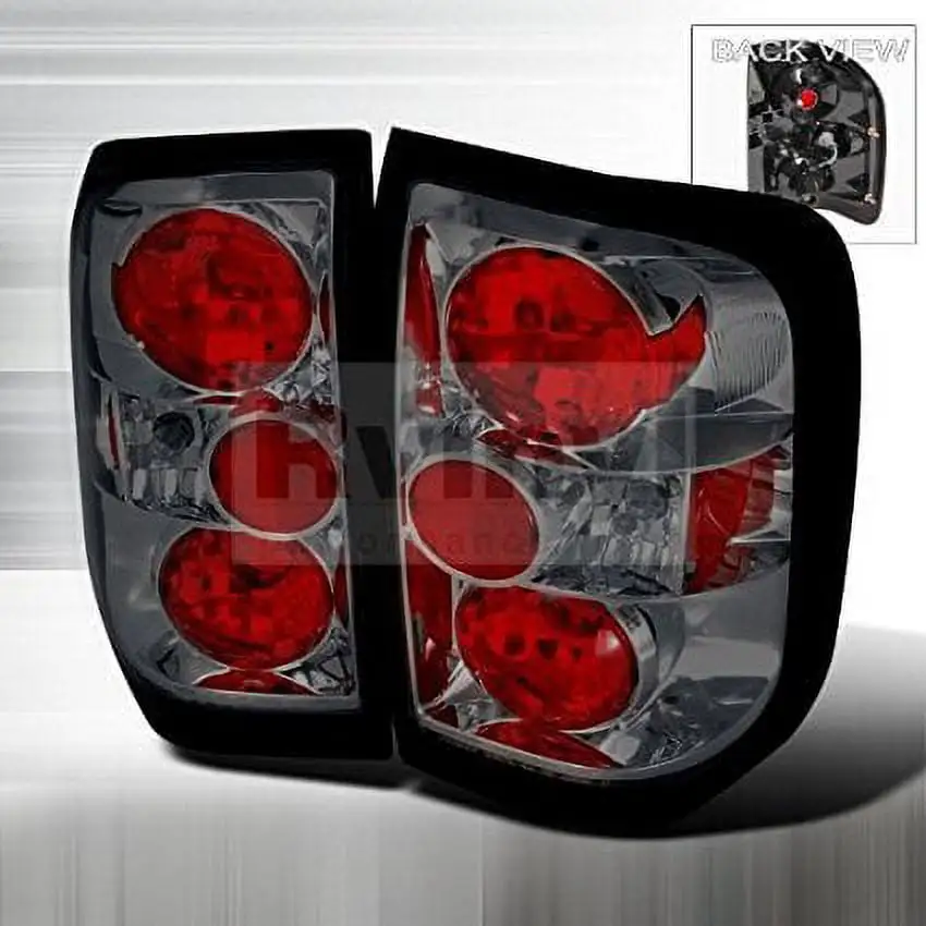 Spec-D Tuning LT-SIV99CLED-TM Chevy Silverado Gmc Sierra Fleetside Clear Chrome Led Tail Lights