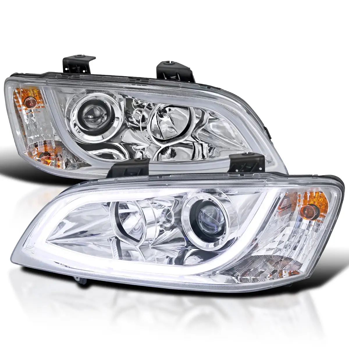 Spec-D Tuning Projector Headlight for 08 to 09 Pontiac G8- Chrome - 12 x 24 x 25 in.