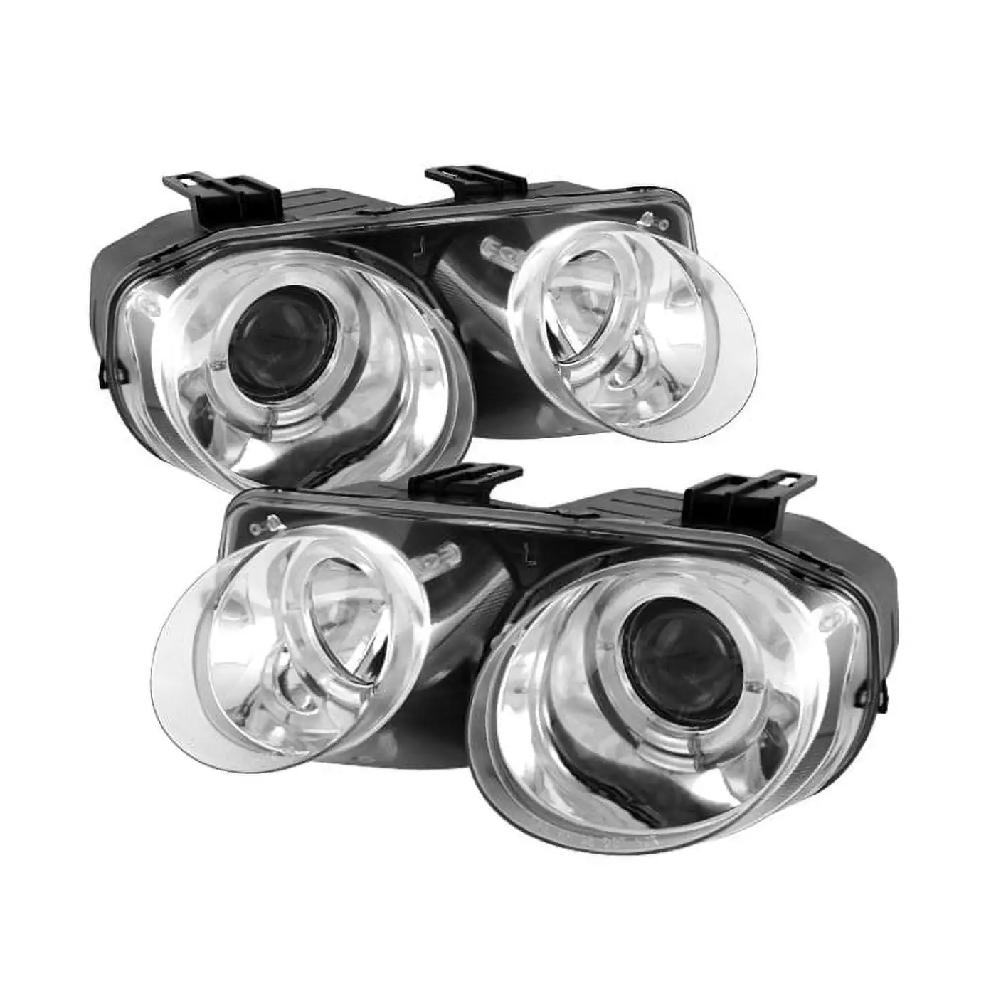 ( Spyder ) Acura Integra 98-01 Projector Headlights-LED Halo-Chrome-High H1 (Inc