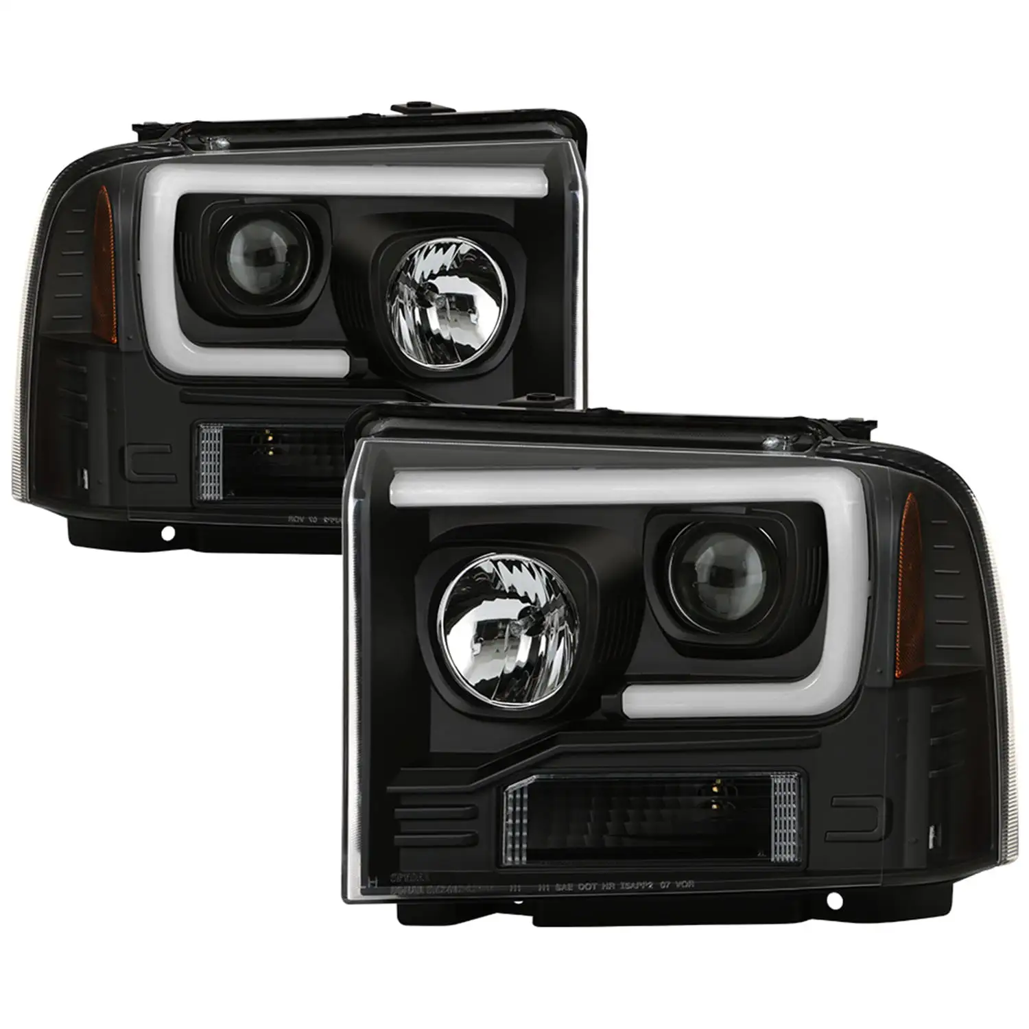 Spyder Auto 5087911 Projector Headlights Fits F 250 Super Duty F 350 Super Duty Fits select: 2005-2007 FORD F250. 2005-2007 FORD F350