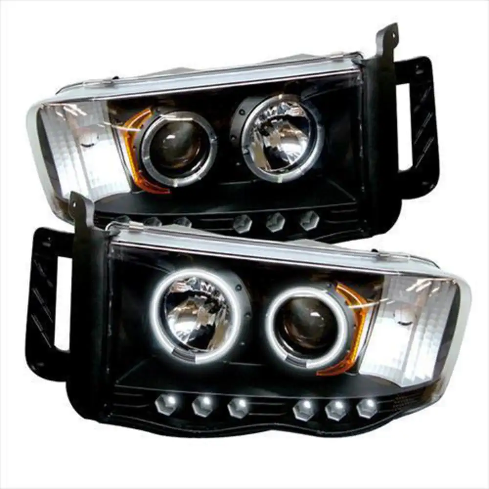 Spyder Auto Group CCFL LED Projector Headlights (Black) - 5009951 Fits select: 2002-2005 DODGE RAM 1500. 2003-2005 DODGE RAM 2500