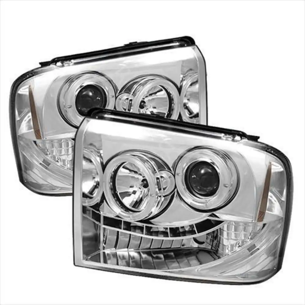 Spyder Auto Group Halo LED Projector Headlights (Chrome) - 5010551