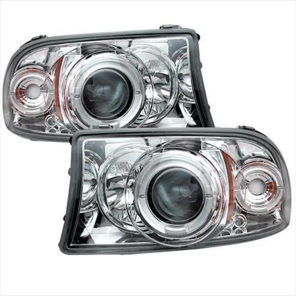 Spyder Auto Group Halo Projector Headlights (Clear) - 5009791 Fits select: 1997-2004 DODGE DAKOTA. 1998-2003 DODGE DURANGO