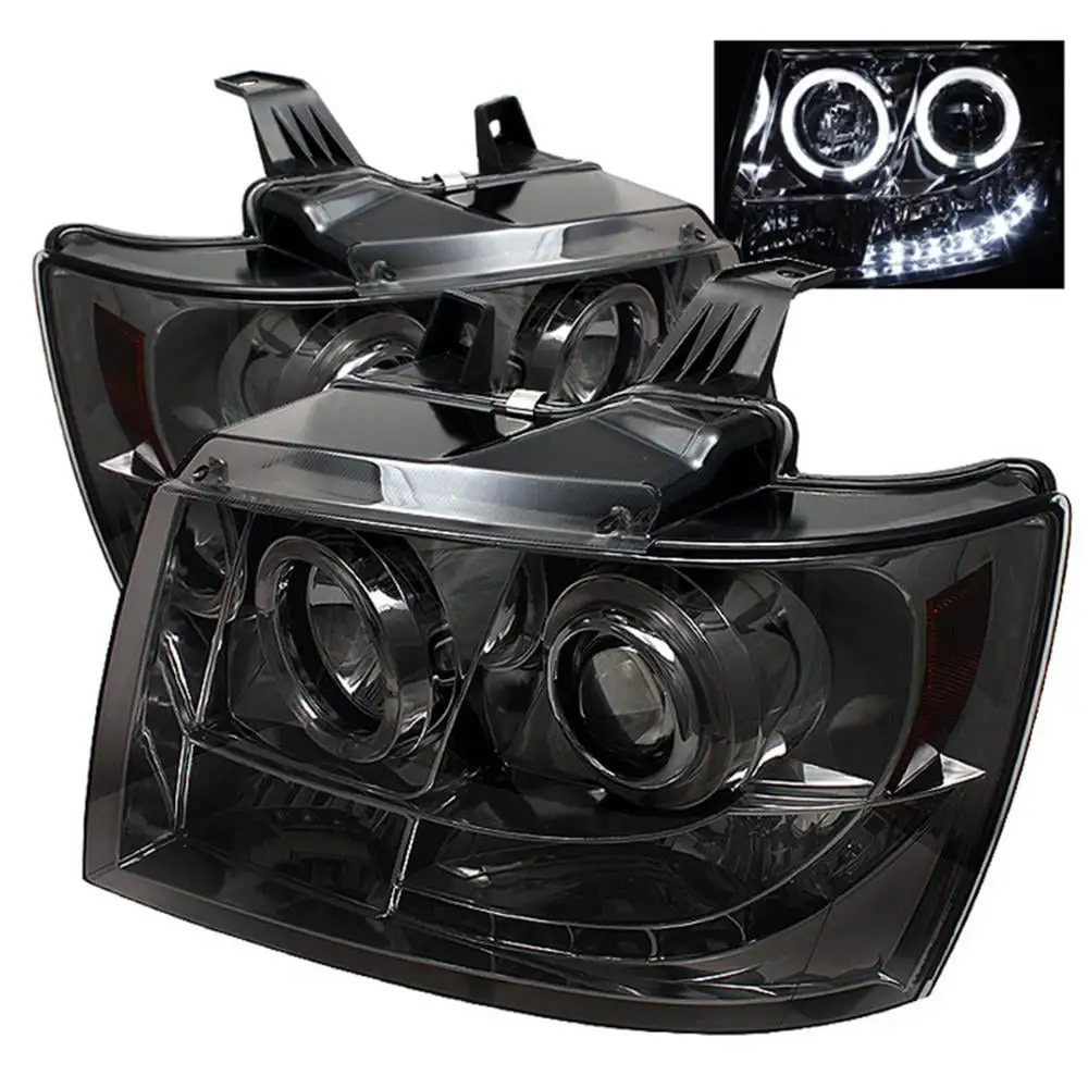 Spyder Auto Group Halo Projector Headlights (Smoke) - 5009661 Fits select: 2007-2014 CHEVROLET TAHOE. 2007-2014 CHEVROLET SUBURBAN