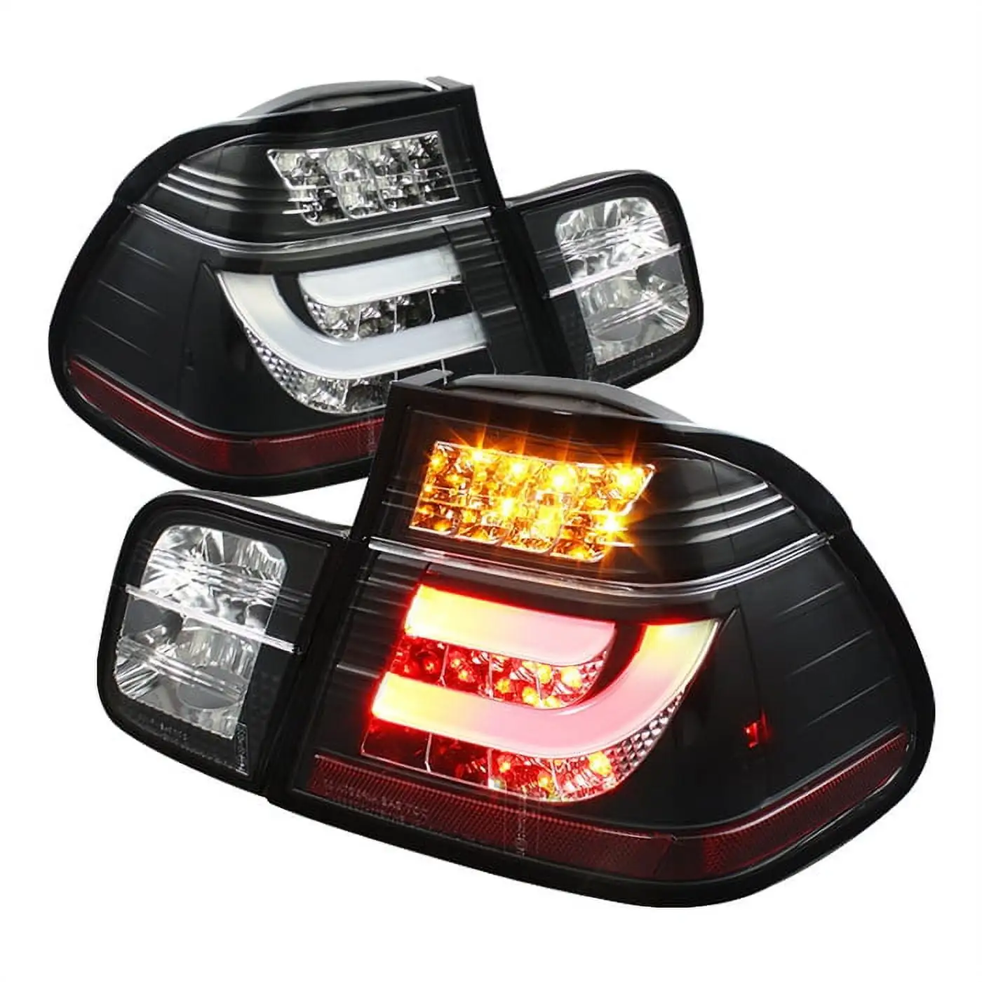 Spyder BMW E46 3-Series 99-01 4Dr Light Bar Style LED Tail Lights - Black Fits select: 2001 BMW 325. 1999-2000 BMW 323