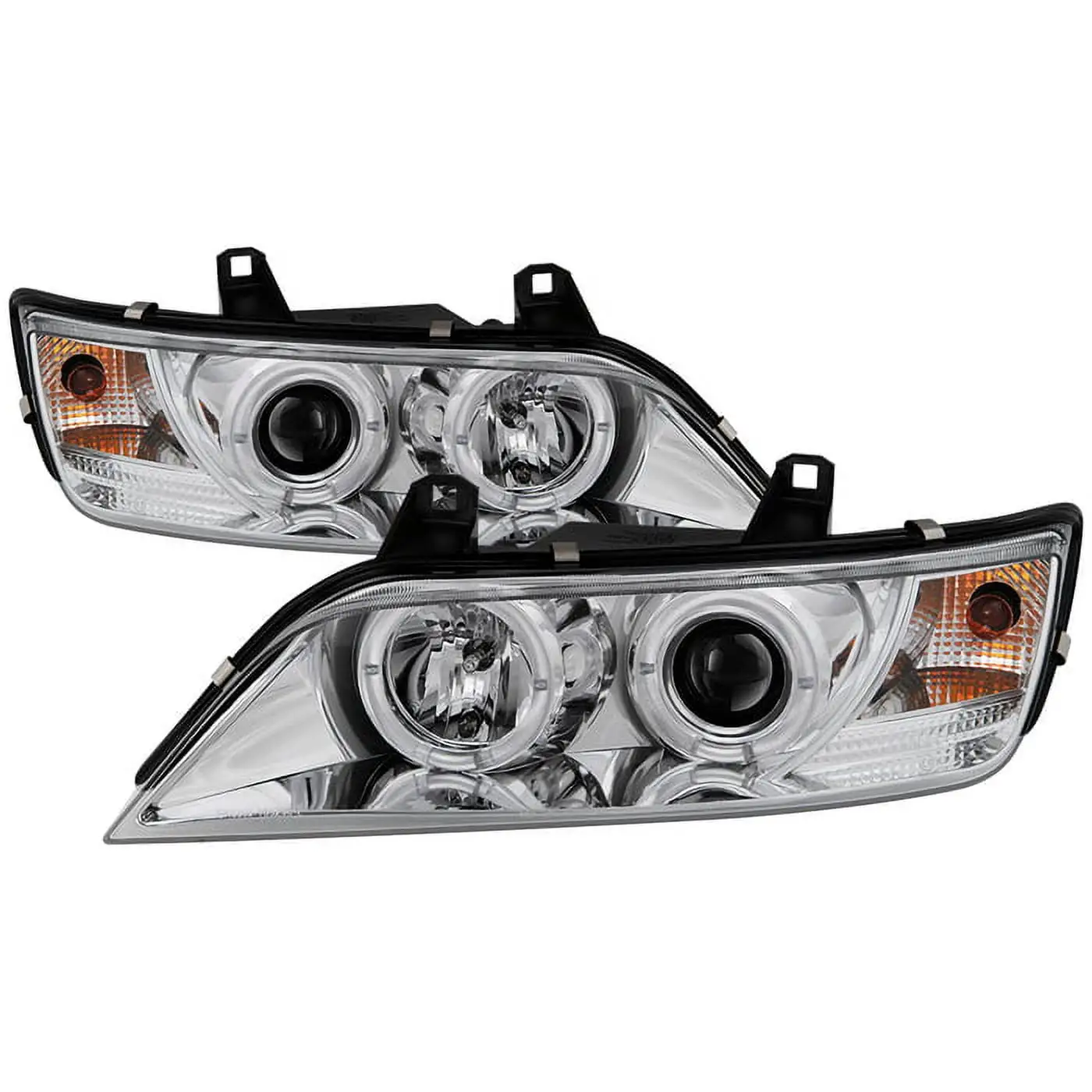 Spyder BMW Z3 96-02 Projector Headlights - LED Halo - Chrome - High H1 (Included) - Low H1 (Included)