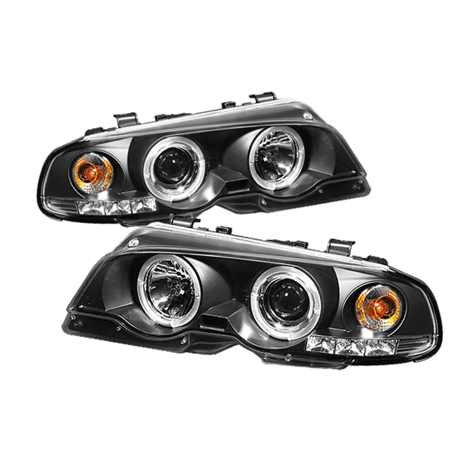 ( Spyder ) Bmw E46 3-Series 00-03 2Dr/M3 01-06 2Dr 1Pc Projector Headlights-LED Fits select: 2001-2003 BMW 330. 2001-2003 BMW 325