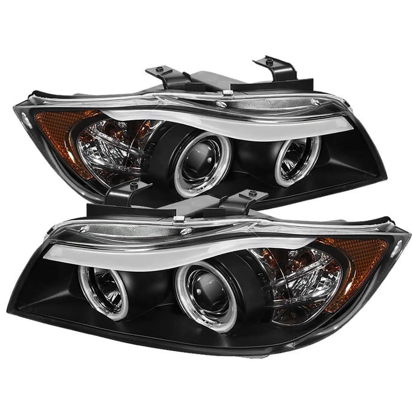 ( Spyder ) Bmw E90 3-Series 06-08 4Dr Projector Headlights-Ccfl Halo-Replaceable Fits select: 2007-2008 BMW 328. 2006 BMW 325