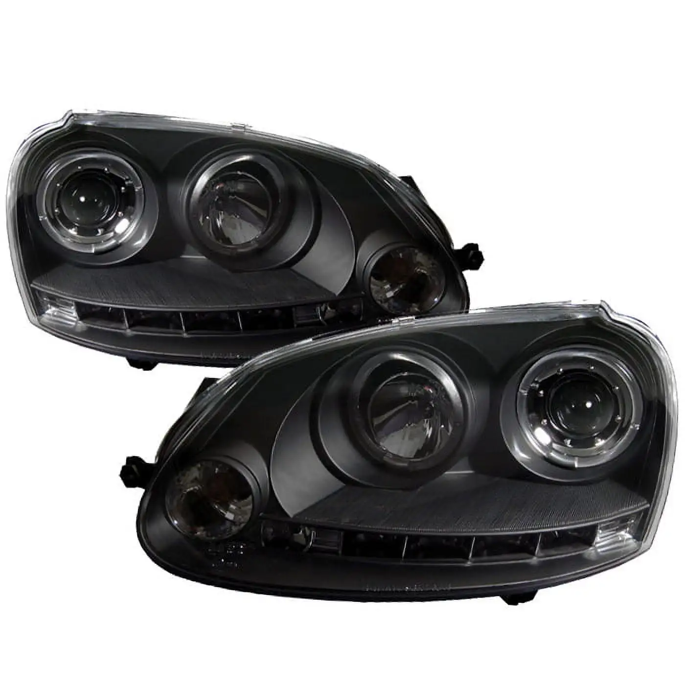 Spyder Volkswagen GTI 06-09 / Jetta 06-09 / Rabbit 06-09 Projector Headlights (does not fit the R32) - Halogen Model Only ( Not Compatible With Xenon Fits select: 2008 VOLKSWAGEN GLI SE/SEL