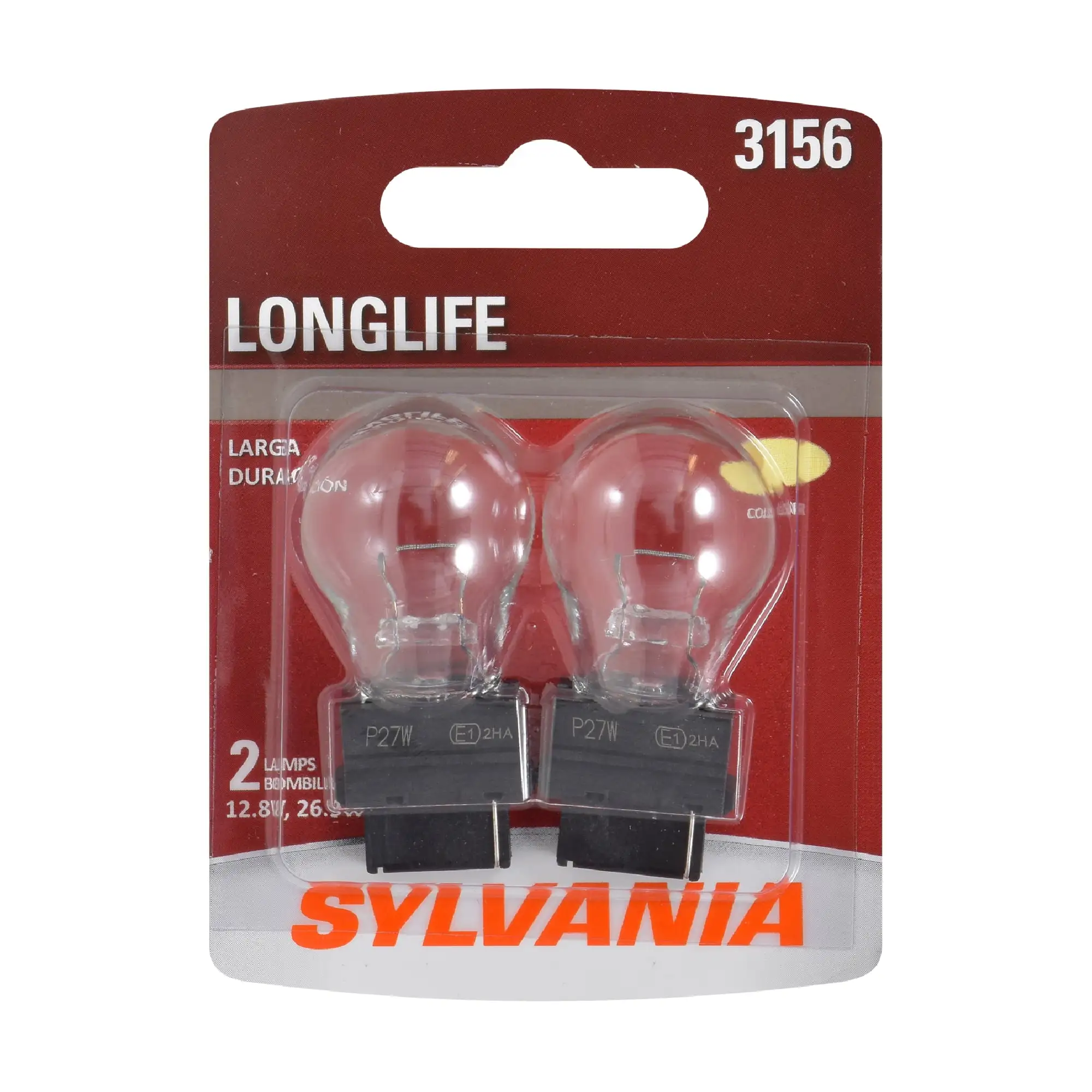 Sylvania 3156 Halogen Auto Mini Bulbs. Pack of 2