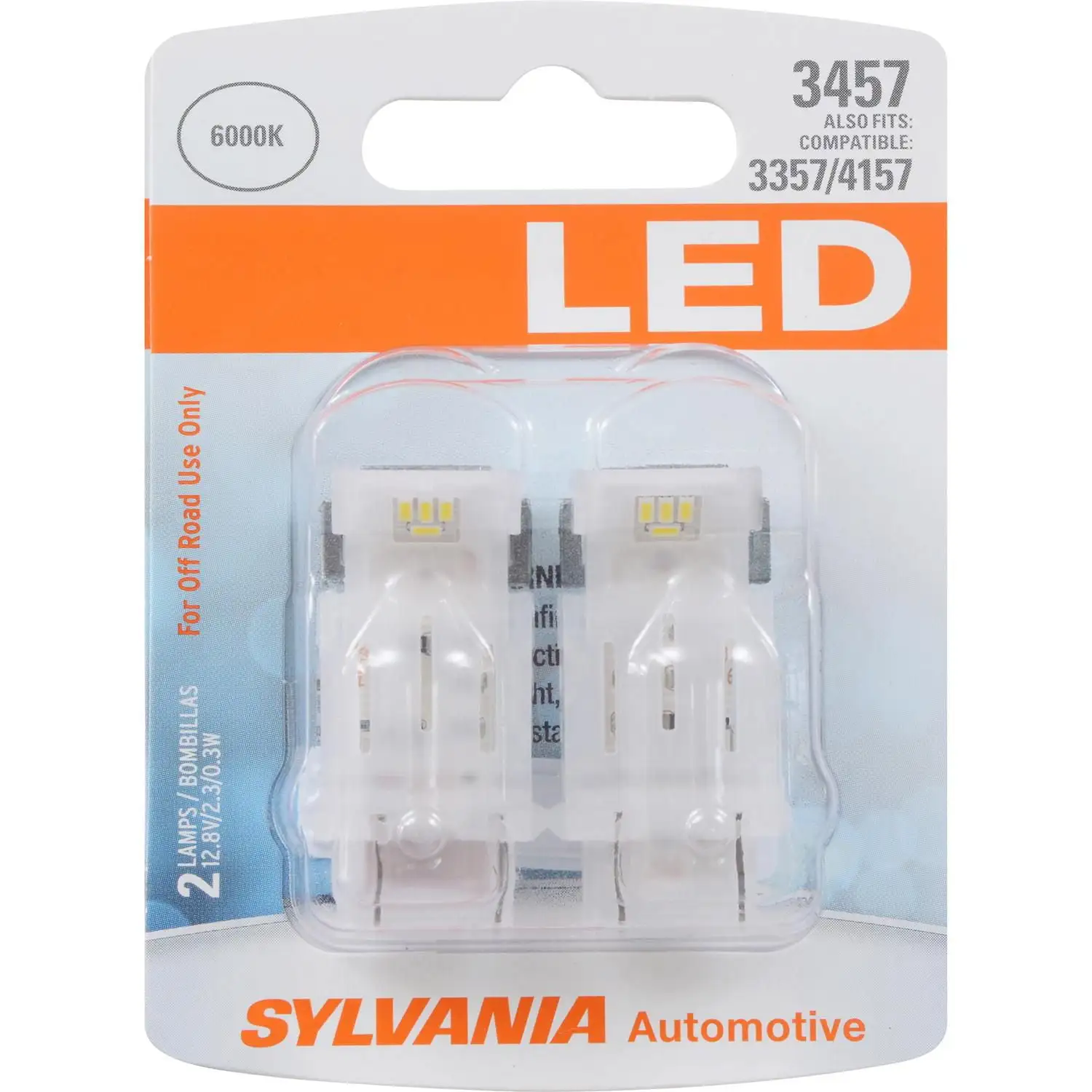 Sylvania 3457 LED Bulbs -. 2/card. sold by card