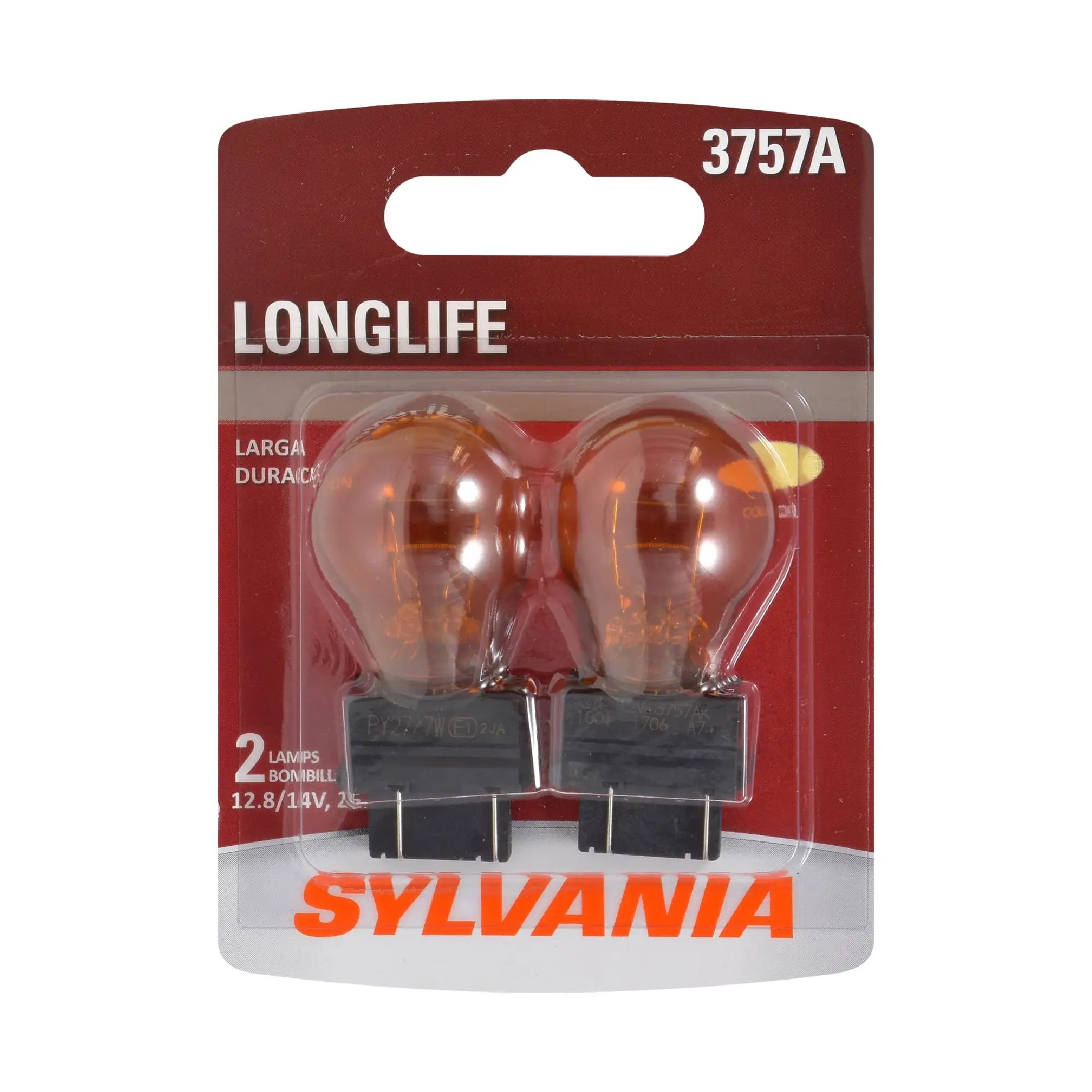 Sylvania 3757A Long Life Halogen Auto Mini Bulb. Pack of 2.