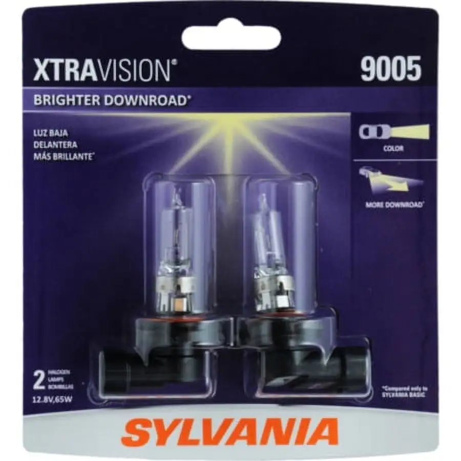 Sylvania 9005 XtraVision Halogen Bulb. Pack of 2