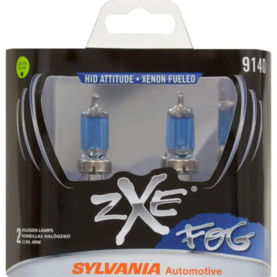 Sylvania 9140 SilverStar zXe Halogen Fog Bulb. Pack of 2