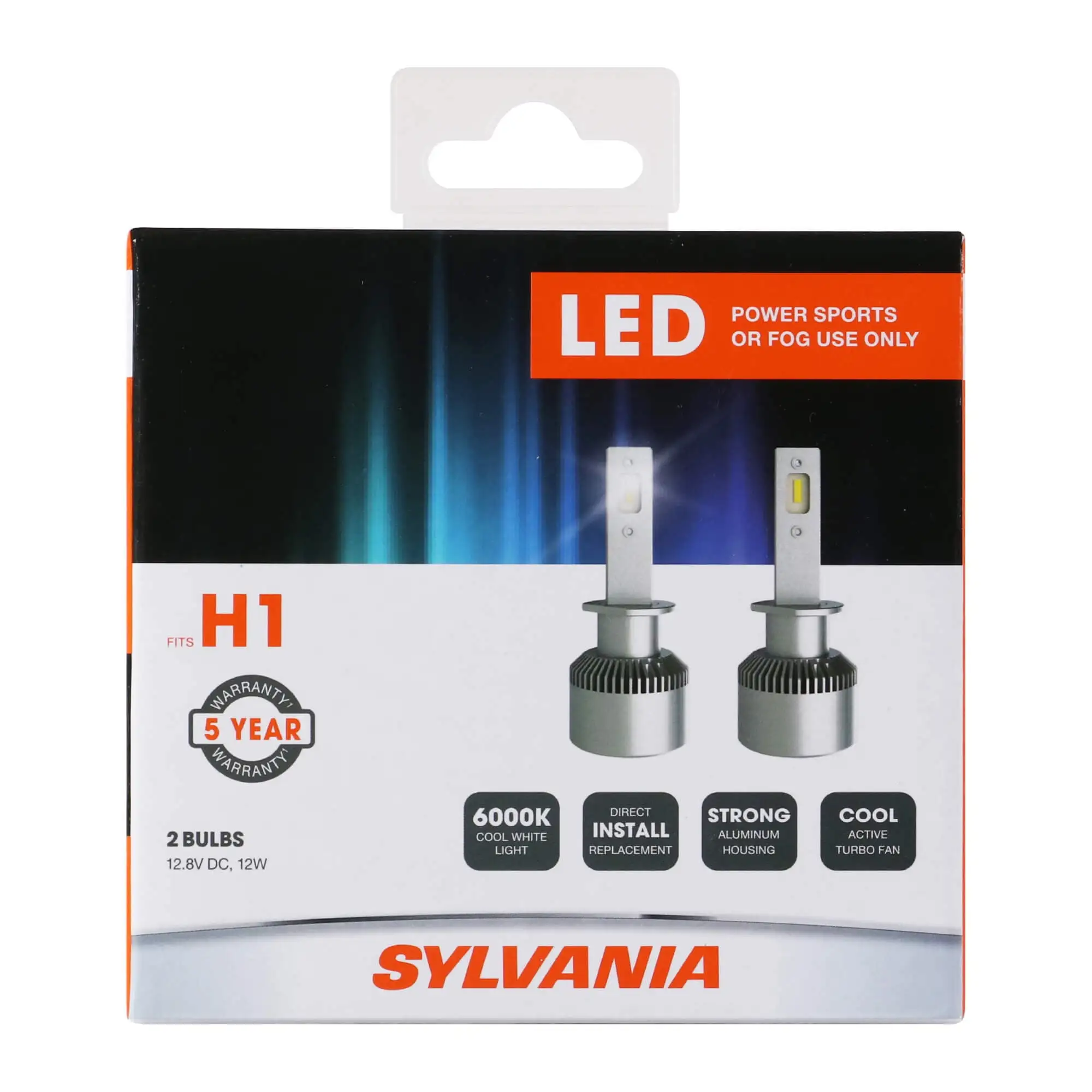 Sylvania H1 LED Fog Light and Powersport Bulb - 2 Pack