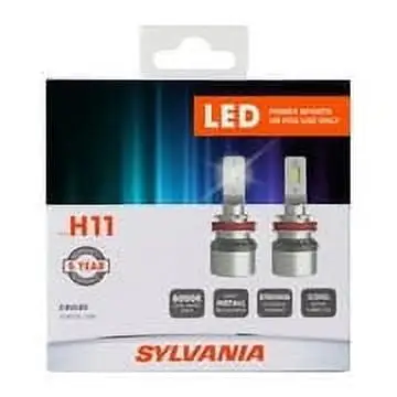 Sylvania H11 LED Fog Light and Powersport Bulb - 2 Pack