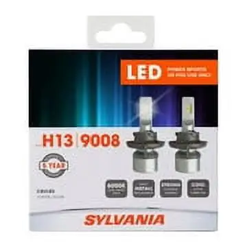 Sylvania H13 LED Fog Light and Powersport Bulb. Pack of 2