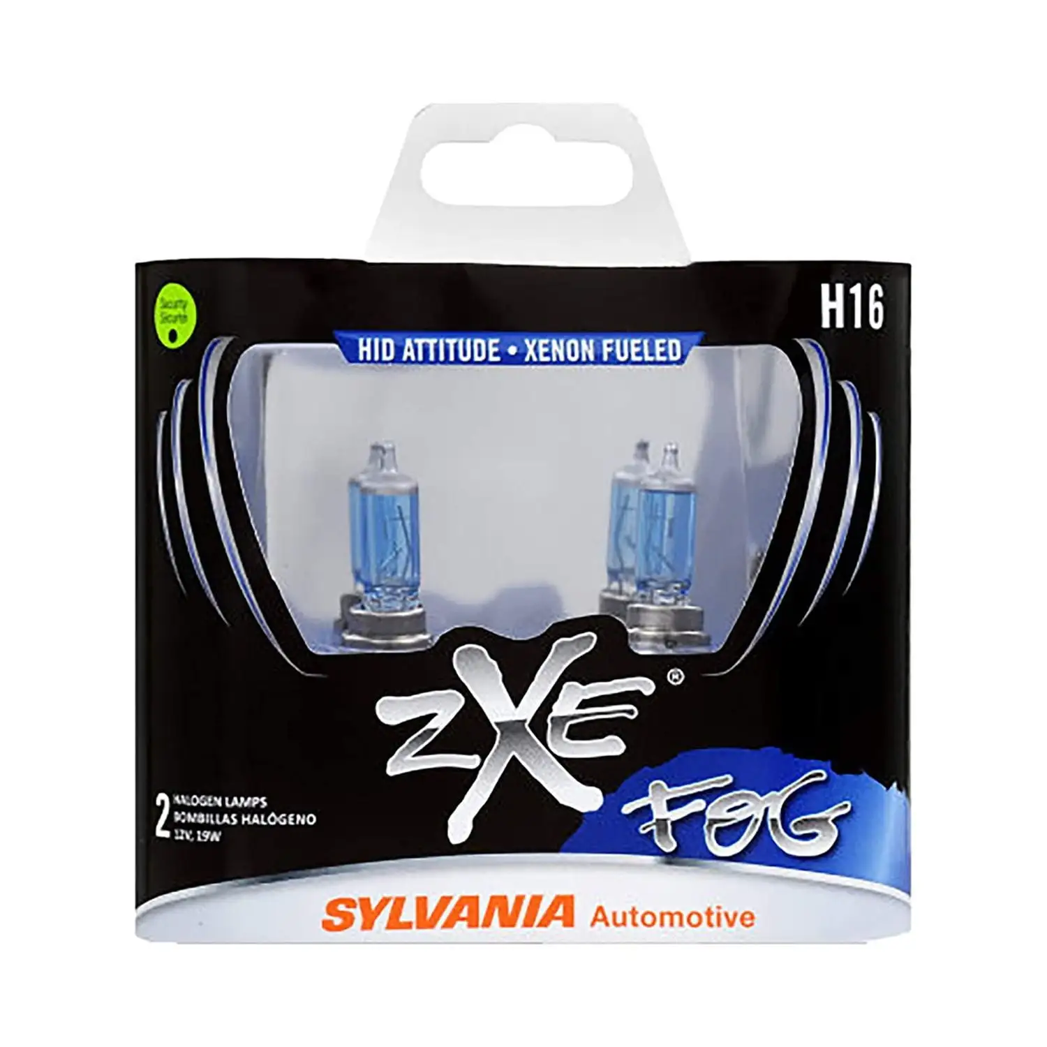 Sylvania H16SZ.BB2 SilverStar zXe H16 Halogen Fog Light Bulb. White (2 Pack)