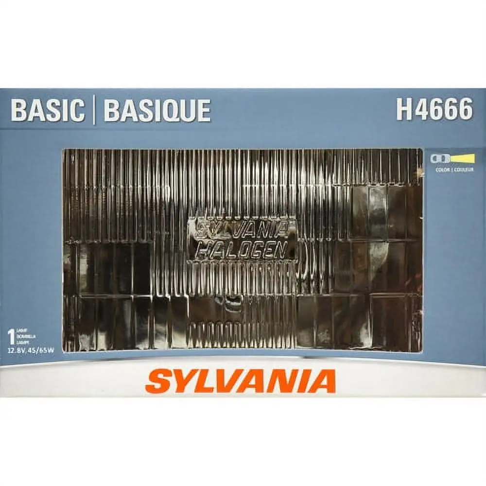 Sylvania H4666 Basic Headlight. Contains 1 Bulb