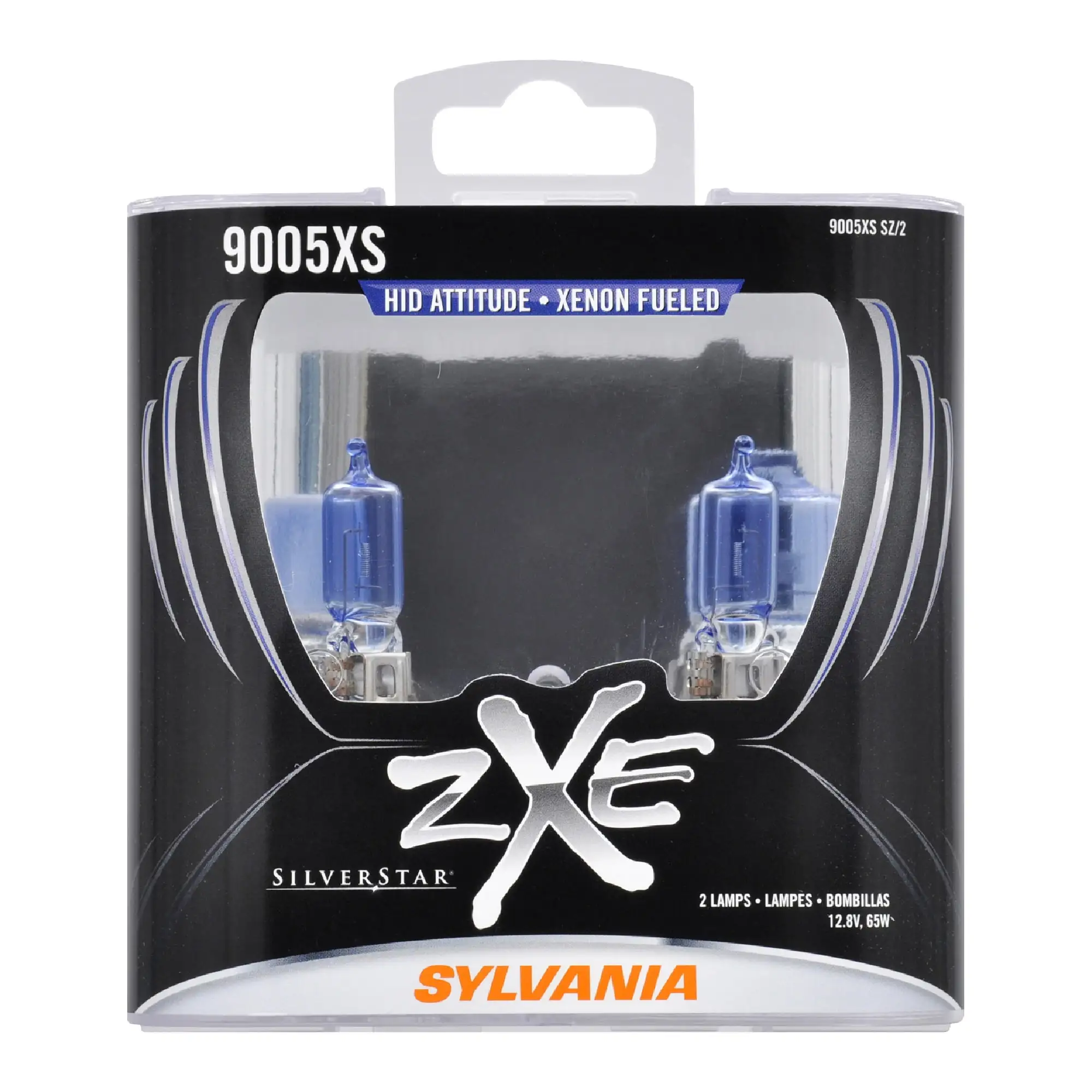 Sylvania SilverStar zXe 9005XS Halogen Fog Light Bulb Headlights. White (2 Pack)