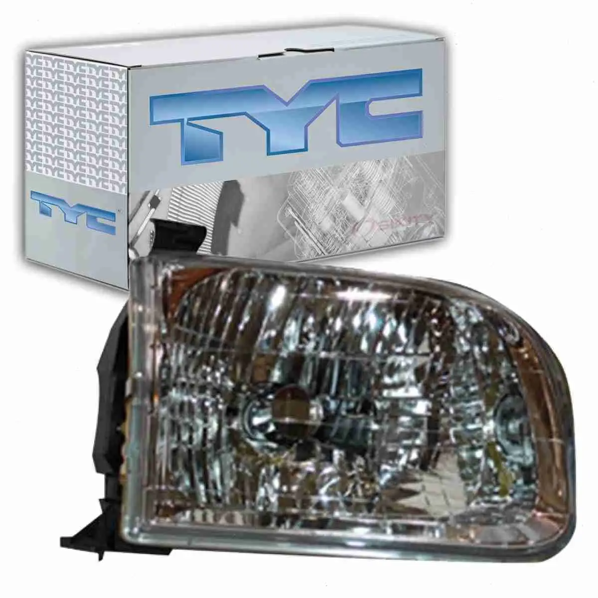 TYC Right Headlight Assembly compatible with Toyota Sequoia 2001-2004