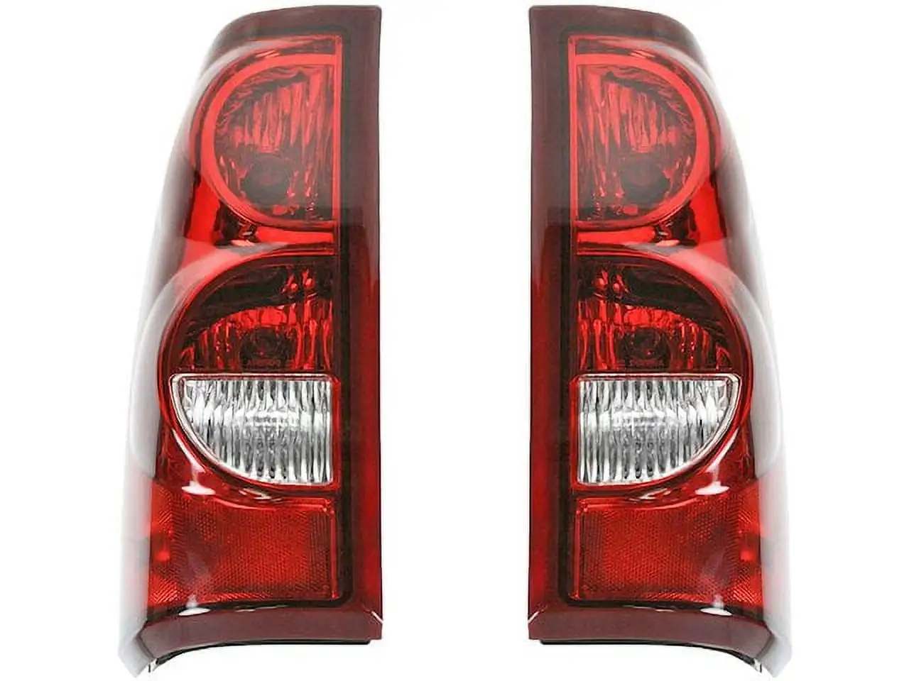 Tail Light Kit - Set of 2 - with Bumper Mounted Reverse Light - Compatible with 2002 - 2007 Mini Cooper Hatchback / Convertible 2003 2004 2005 2006