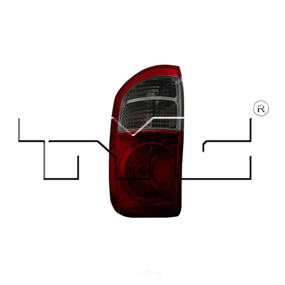 TYC 11-6100-91-1 Left Side Tail Light Lamp for 09-11 Honda Ridgeline HO2818140