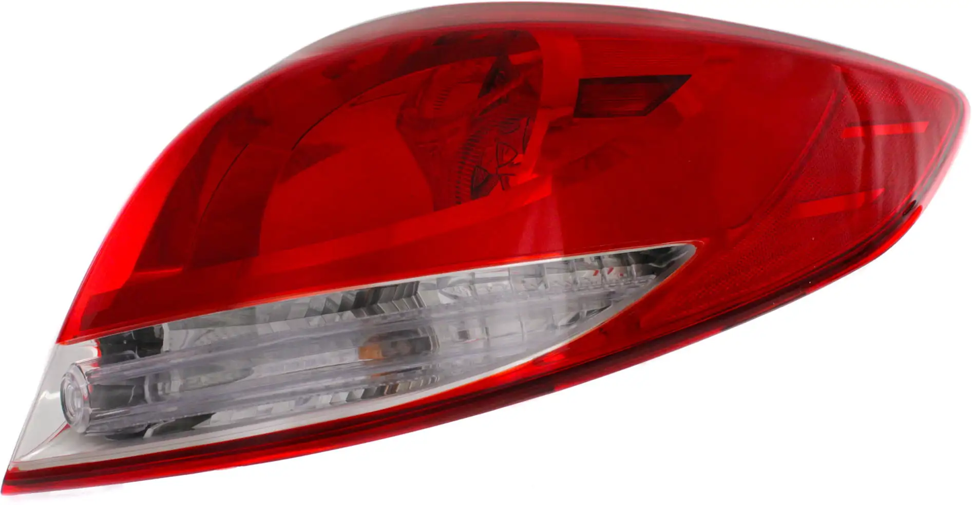 Spec-D Tuning Red Clear Lens LED Tail Lights Compatible with 1988-1998 Chevy/C/K C10 1500/2500/3500. Silverado/Sierra. Blazer Full Size. Suburban. Yukon. Tahoe. Left + Right Pair Assembly