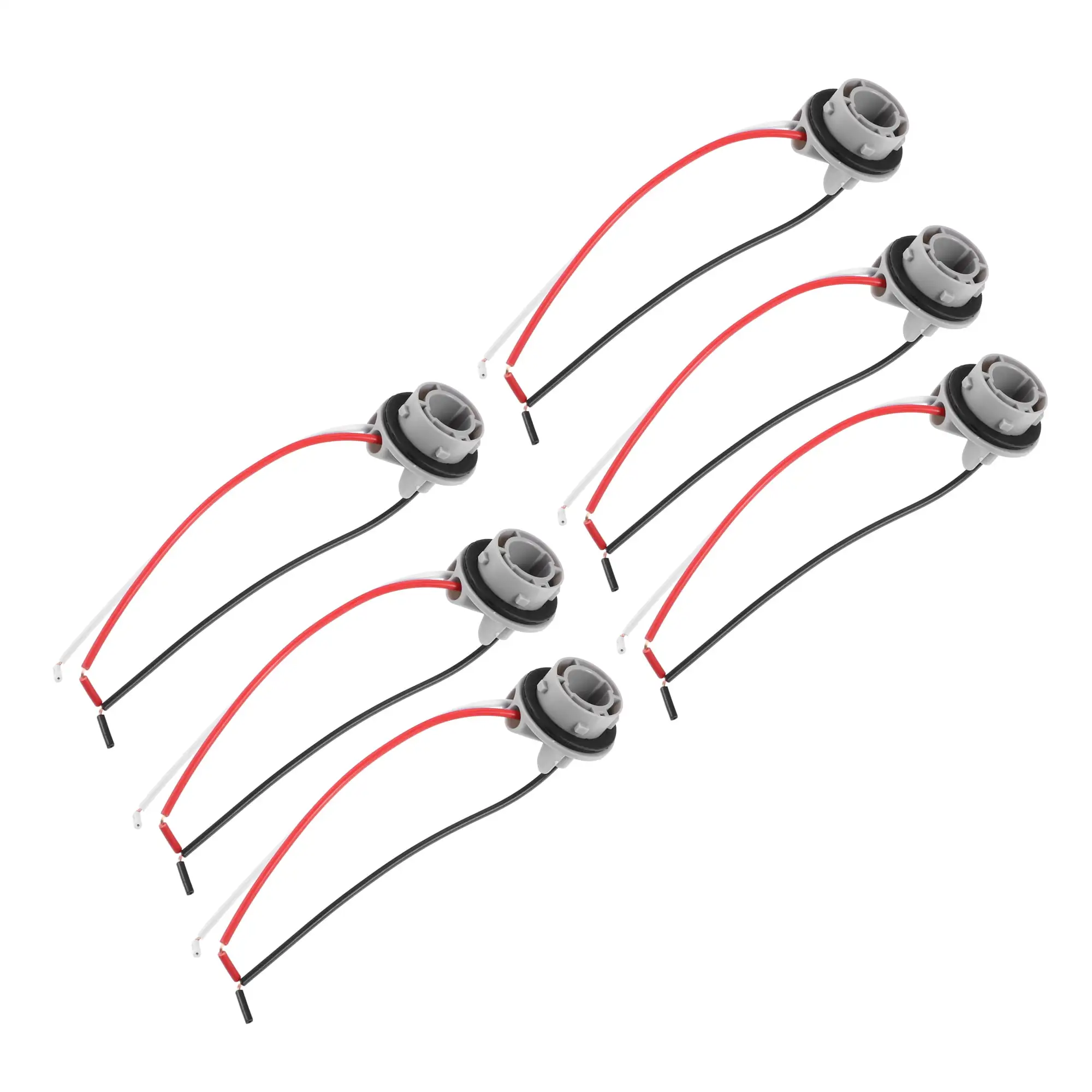 Unique Bargains H1 LED Headlight Wiring Connecting Lines Cable Harness Connector Adapter (Set of 6)