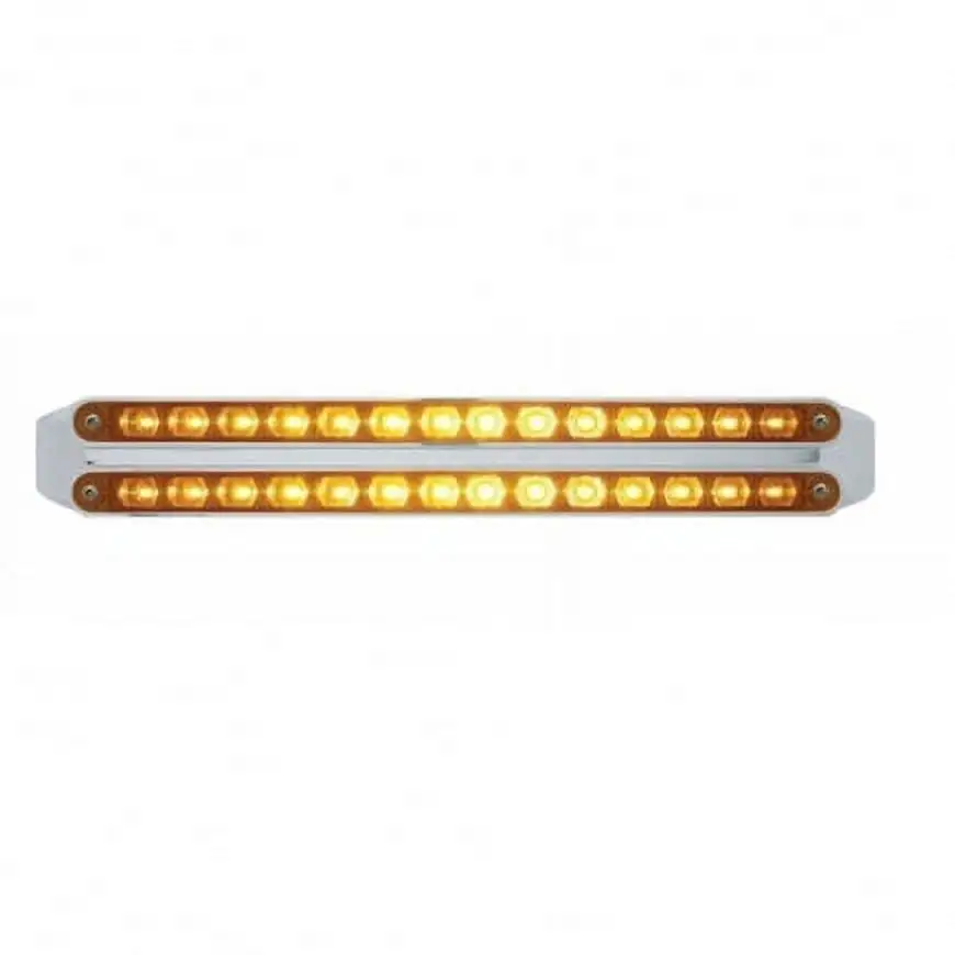 United Pacific 37665 Turn Signal Light Dual 14 Led 12 Light Bars. Amber