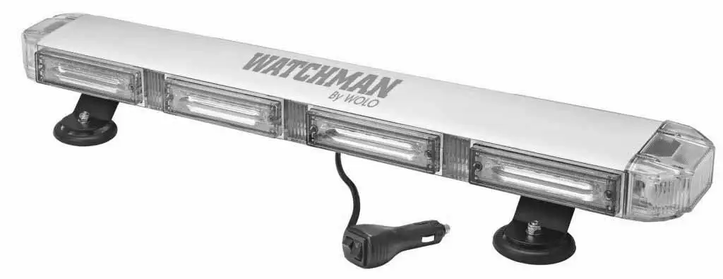 Wolo 7829MPAC Watchman Led Mini Bar Warn Amber/cl