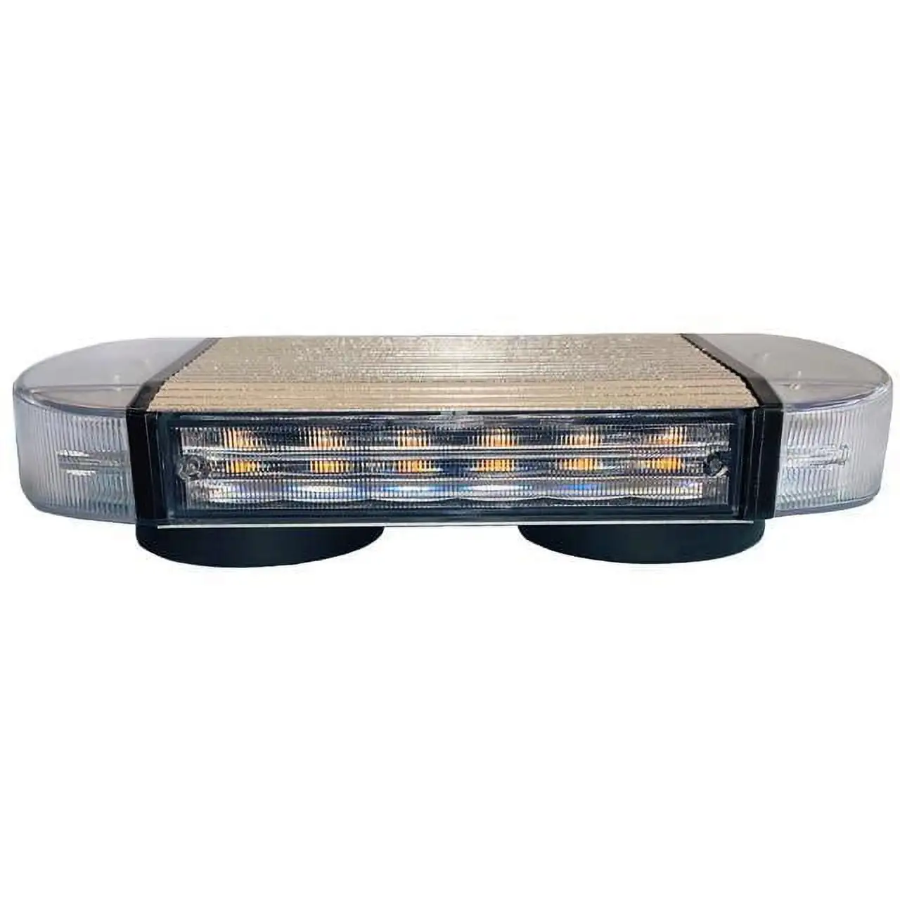 Wolo Manufacturing Watchman Mini Extra Slim LED Light Bar. Clear Lens & Amber LEDs