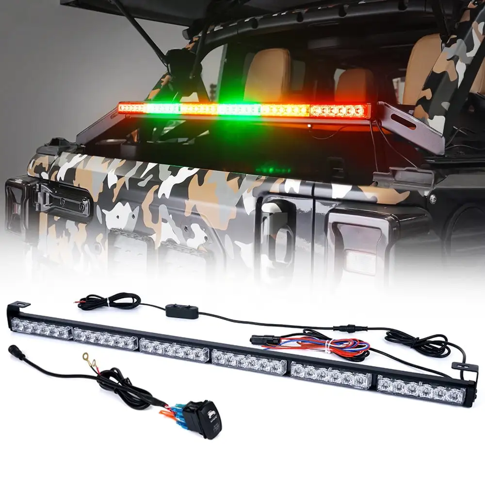 Xprite RZ Series 36 Offroad ATV UTV RZR Rear Chase LED Strobe Brake Light Bar