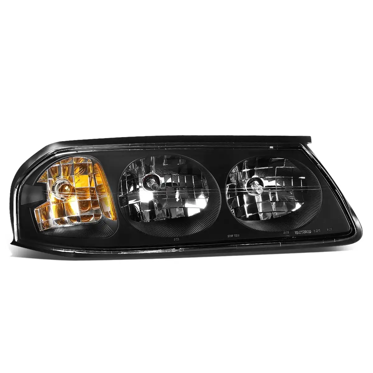 DNA Motoring OEM-HL-0036-R For 2000 to 2005 Chevy Impala 1PC Factory Style Driving Headlight Headlamp Assembly Right / Passenger Side 01 02 03 04 GM2503201