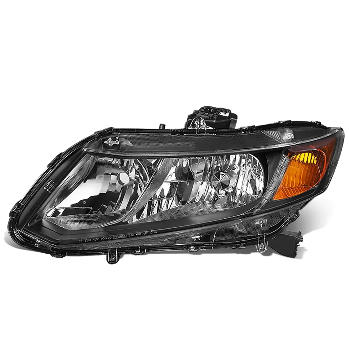 DNA Motoring OEM-HL-0064-L For 2012 to 2015 Honda Civic Factory Style Driving Headlight Lamp Assembly Left / Driver Side 13 14 HO2502144 HO2502144